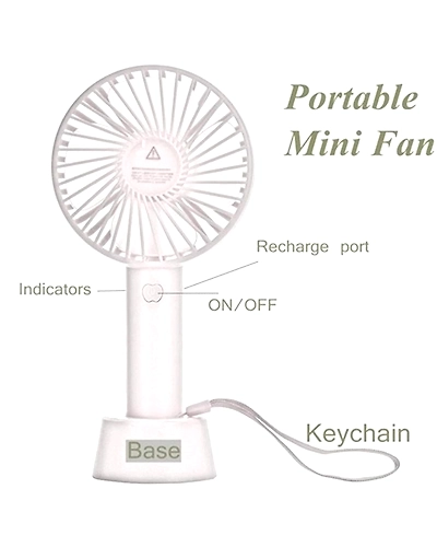 DC LD-3 Mini USB Rechargeable Fan-2