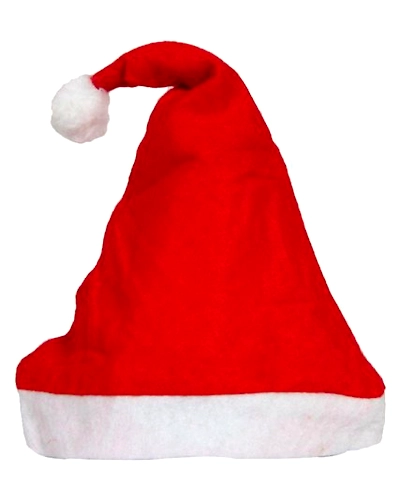 Christmas Santa Claus Hat | Fancy Fur Caps | Merry Christmas Hats | Santa Hat for Kids | Santa Hat | Red &amp; White Christmas Caps for Kids/Teens &amp; Adults | Xmas Celebrations Cap in Pack 1-957833-f796144e
