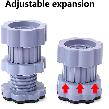 Washing Machine Vibration Pads - Adjustable Dryer Shock &amp; Noise Cancelling Pads, Anti Vibration Pads for Washing Machine Support 4 Pcs-4