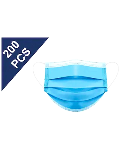 DC Blue 3 ply Surgical Face mask- 200 piece-2