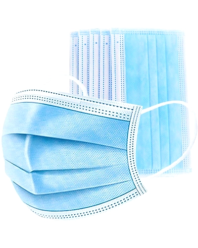 DC Blue 3 ply Surgical Face mask- 200 piece-4