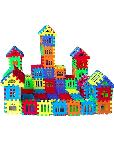 Denzcart Building Blocks for Kids House Building with Windows | Block Game for Kids, Bag Packing, Best Gift Toy (72 PCS)-1
