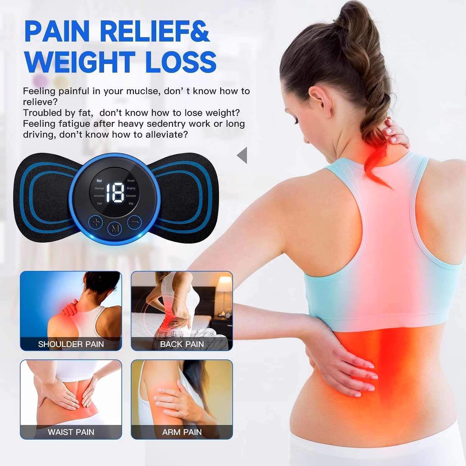 Ultimate Wireless Mini Massager for Pain Relief and Muscle Relaxation image 2