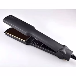 km-329 hair straightener | professional ceramic flat iron with adjustable temperature | quick heating & smooth styling for women and girls