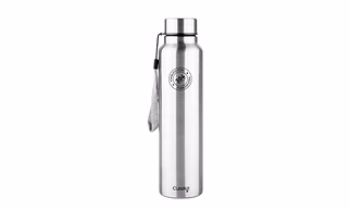 Ruhi Technoplast 1000ml Stainless Steel Water Bottle with Leak-Proof Lid