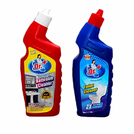 denzcart home toilet cleaner + bathroom cleaner aqua combo pack (2 x 500 ml)