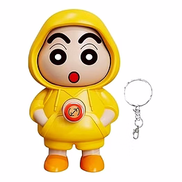 face changing keychain - 3d cartoon character toy with 3 expressions | abs key holder for bags, cars & gifts