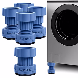 adjustable washing machine vibration pads stands | set of 4 anti-vibration pads