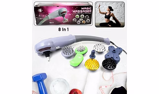 Electric 8-In-1 Full Body Massager with Acupuncture Points Stimulation and Vibration Massage