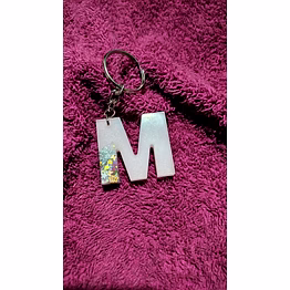 letter resin keychain 04