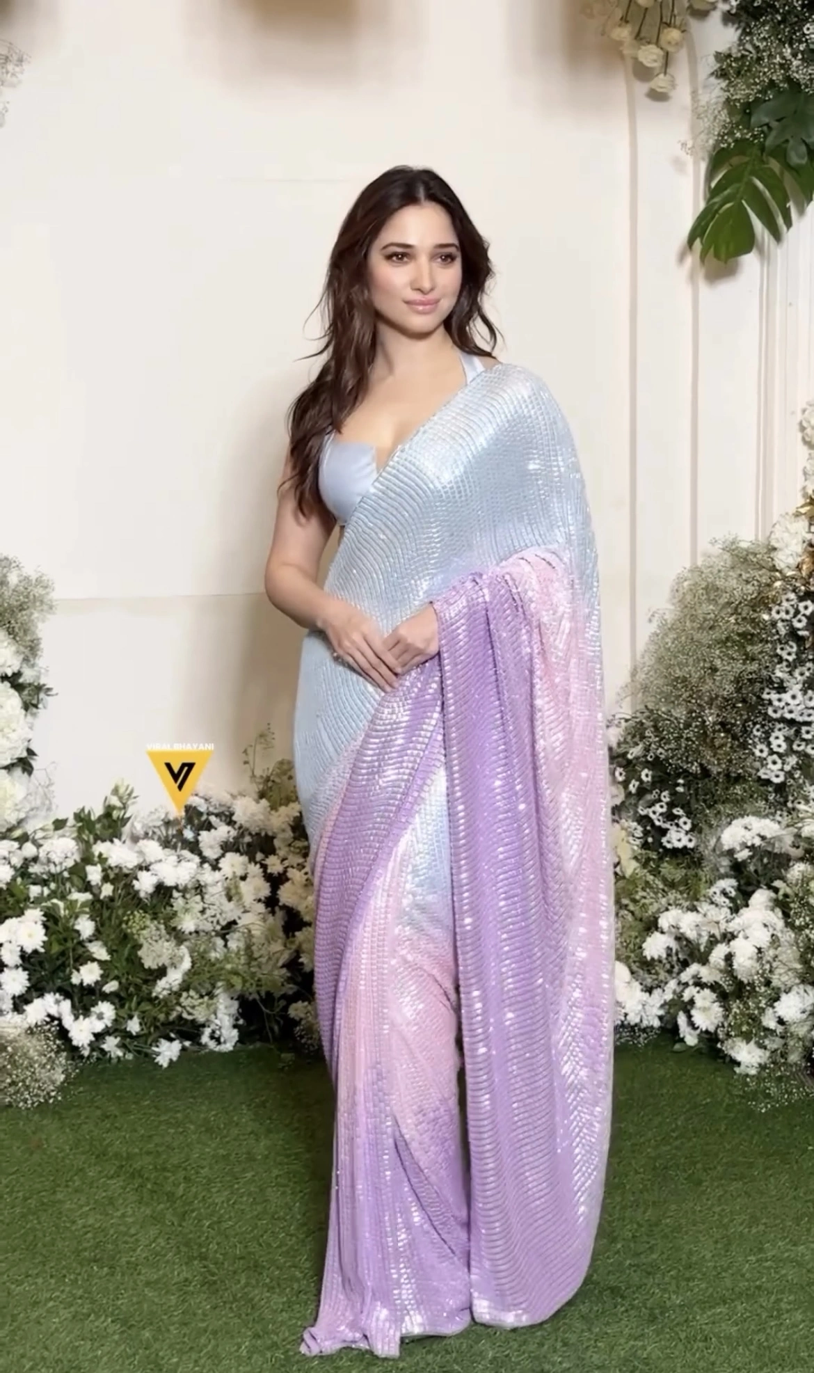 Heavy Georgette Saree with Latkan Detailing With Blouse Piecs-RNC5312