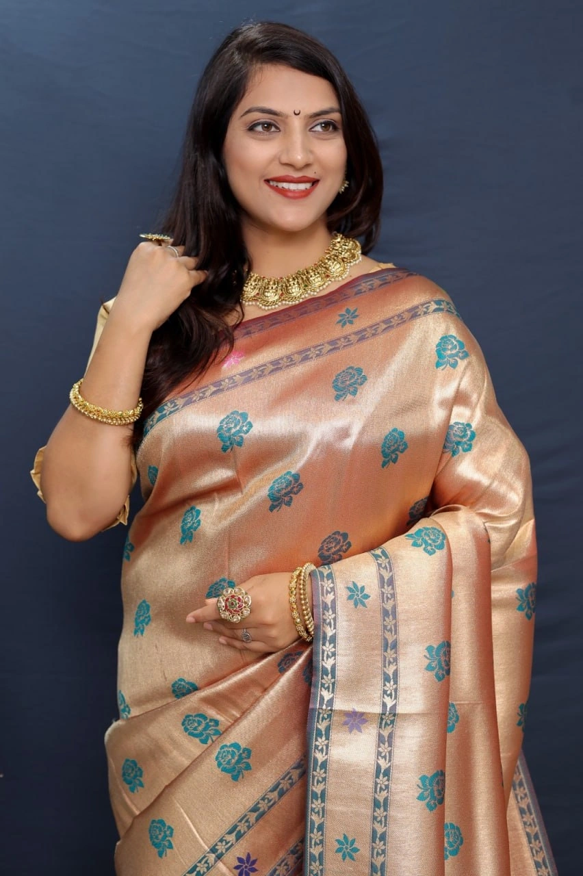 Paithani Pure Silk Handloom Saree with Pure Jari Soft Silk Fabric-Rama-1