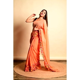 Georgette Sarees with Sequence and Embroidery Work
