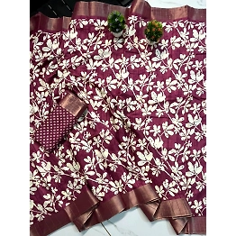 YNF Silk Saree: Stunning Handloom with Intricate Jacquard Border