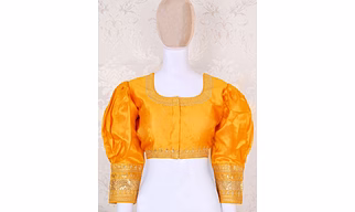 Heavy Milan Silk Blouse: Stunning Bridal Design