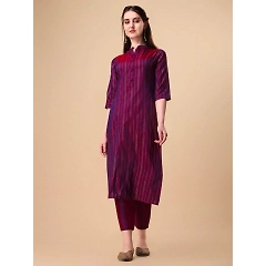 Art Silk Kurti and Pant Set - Perfect Fit and Style