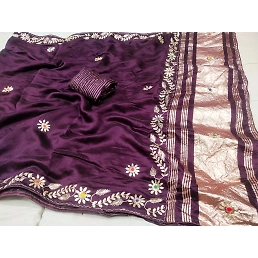 High-Quality Pure Rasiyan Silk Saree with Soft Jari and Matching Blouse
