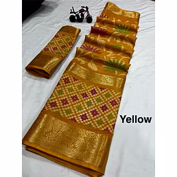 Super Hit Patola Silk Saree: Pure Original Design, 8 Captivating Colors