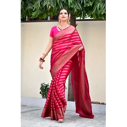 Banarasi Soft Silk Saree - Elegant, Lightweight