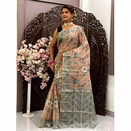 Soft & Stylish Erode Silk Saree with Digital Print
