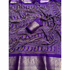 Silky Smooth Saree with Stunning Jacquard Border - 6 Colors
