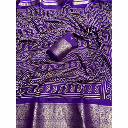 Silky Smooth Saree with Stunning Jacquard Border - 6 Colors