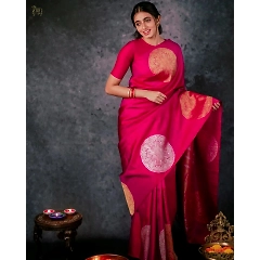 Banarasi Soft Silk Saree - Elegant, Lightweight, and Stunning