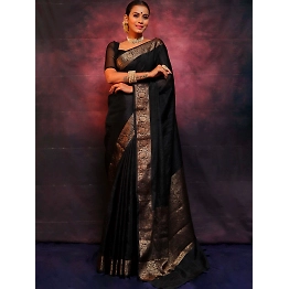 YNF Pure Banarasi Soft Silk Saree with Gold Zari Weaving - Stunning and Heavy