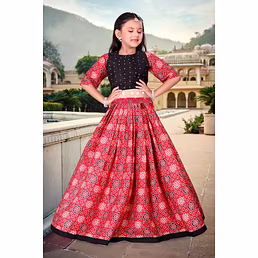 Stunning Heavy Satin Choli Lehenga with Diamond Work - Perfect for Kids!