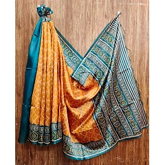 Soft Tussar Silk Saree: Elegant Ikkat Patola Print, Traditional Pattern, Fancy Tassels