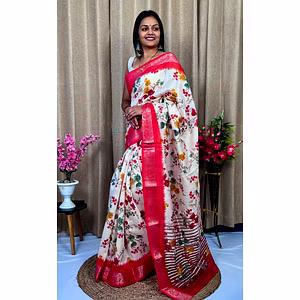 Alluring Dola Silk Saree: 8 Colors, Intricate Design, 9" Border