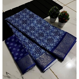 Soft and Stylish Digital Print Saree with Beautiful Border