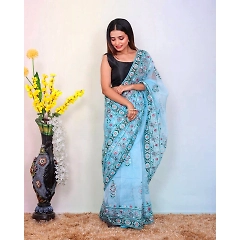 Superb Silk Saree: Soft, Refined, Embroidered, Multiple Colors