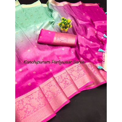 YNF Pure Kanchipuram Zari Saree: Perfect for Parties & Lehengas