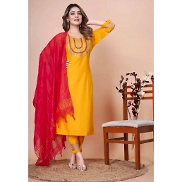 Embroidered Work Kurta Set - Stylish, Comfortable, and Elegant