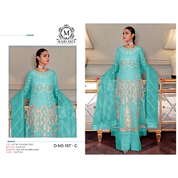 Heavy Butterfly Net with Embroidery &amp; Diamond Work - Stunning Ethnic Ensemble