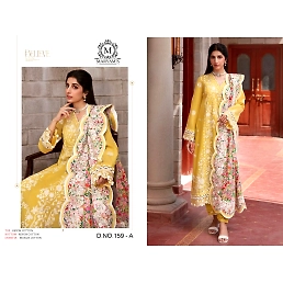 Embroidered Reyon Set with Mirror Detailing - Size Up to 54&quot;
