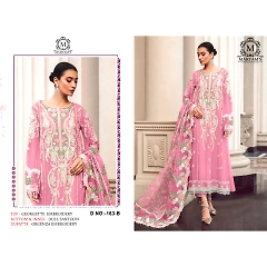 Heavy Fox Georgette Embroidered Suit Set with Organza Dupatta - Stunning and Stylish