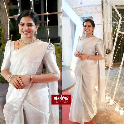 YNF Soft Kota Tissue Silk Saree with Rich Pallu & Exclusive Jacquard Work