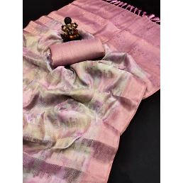Premium Prism Pattern Silk Sarees: Exquisite Digital Weave Collection