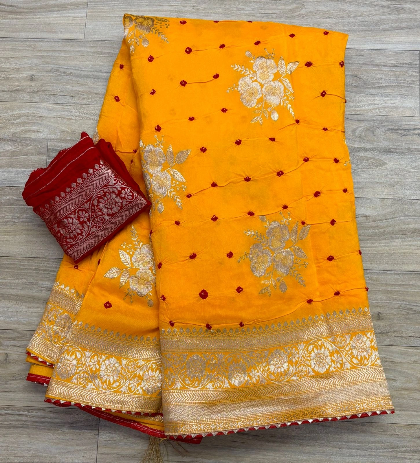 Pure Dola Silk Saree with Stunning Zari Design-NSD-26-Yellow