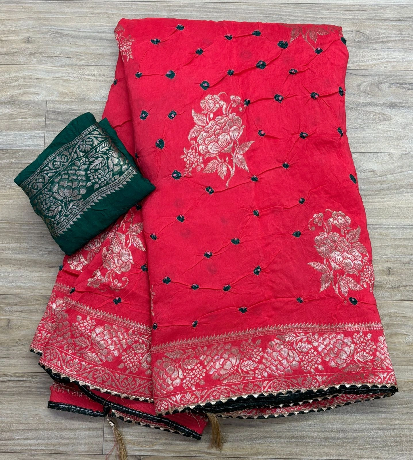 Pure Dola Silk Saree with Stunning Zari Design-NSD-26-Red