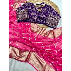 Pure Viscose Saree with Ready-made Blouse Set: Elegant and Versatile