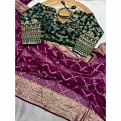 Pure Viscose Saree with Ready-made Blouse Set: Elegant and Versatile
