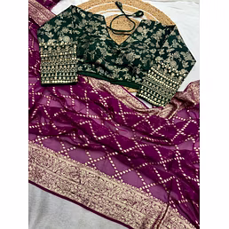 Pure Viscose Saree with Ready-made Blouse Set: Elegant and Versatile