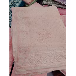 Tone-to-Tone Swarovski Saree with Running Blouse