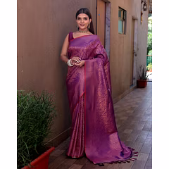 Irish Kanjivaram Silk Saree: Durable & Scintillating