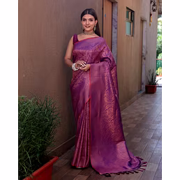 Irish Kanjivaram Silk Saree: Durable & Scintillating