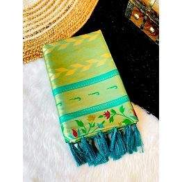 YNF Soft Silk Saree: Grand Paithani Pallu with Hockey Border