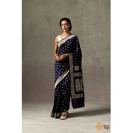YNF Indian Heritage Silk Saree: Elegant Artwork in Banarasi Soft Silk